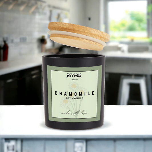 CHAMOMILE Premium Soy Wax Scented Candle - Reverie - Let's Scent